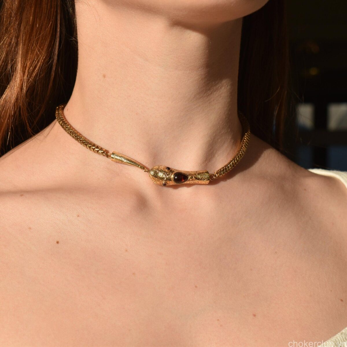 Symbolism And Meaning Of Snake Choker Necklace