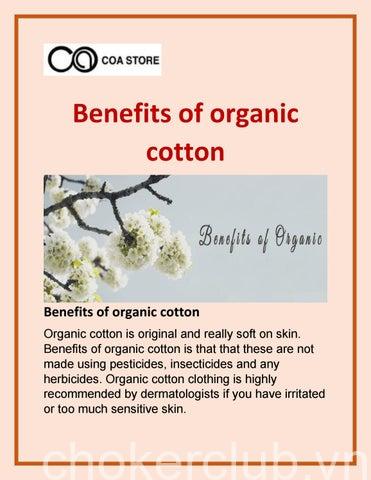 The Environmental Impact Of Organic Cotton